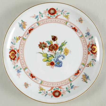Cathay (Gold Trim) 12" Chop Plate (Round Platter)