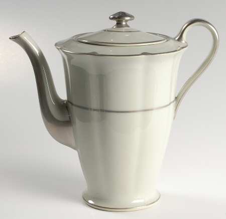 Celadon Platinum Coffee Pot & Lid