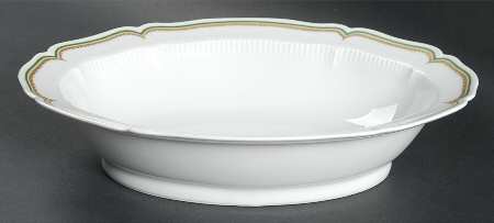Centelle 9" Oval Vegetable Bowl