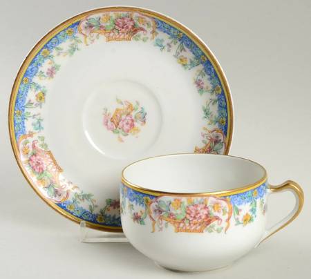 Cerulean Flat Cup & Saucer Set