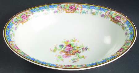 Cerulean 9" Oval Vegetable Bowl
