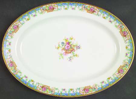 Cerulean 13" Oval Serving Platter