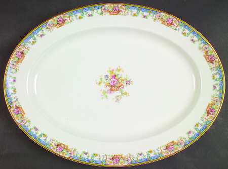 Cerulean 16" Oval Serving Platter