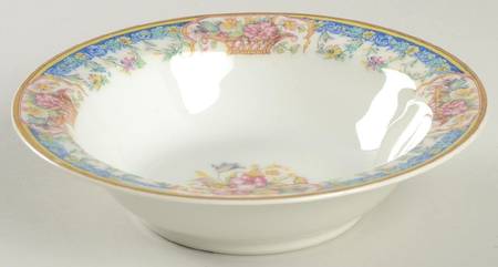 Cerulean Rim Cereal Bowl