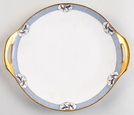 Ceylon Handled Cake Plate