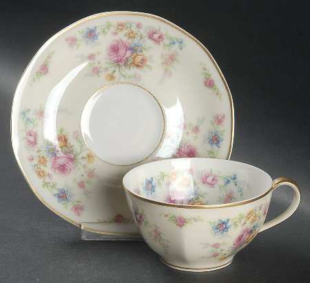 Chalfonte Flat Cup & Saucer Set