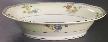 Chambord (Birds, Older Patt) 9" Oval Vegetable Bowl