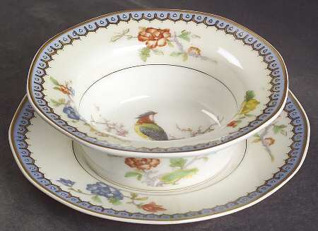 Chambord (Birds, Older Patt) Ramekin & Saucer Set