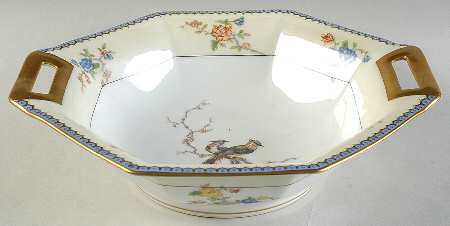 Chambord (Birds, Older Patt) 10" Octagonal Vegetable Bowl