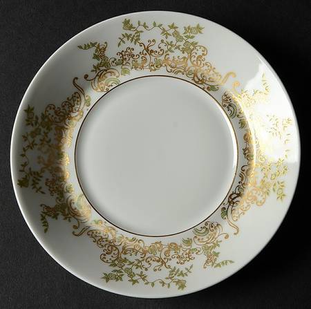 Chambord (Newer Green and Gold) Saucer