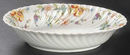 Charleston 10" Oval Vegetable Bowl by Haviland