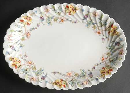 Charleston 13" Oval Serving Platter by Haviland