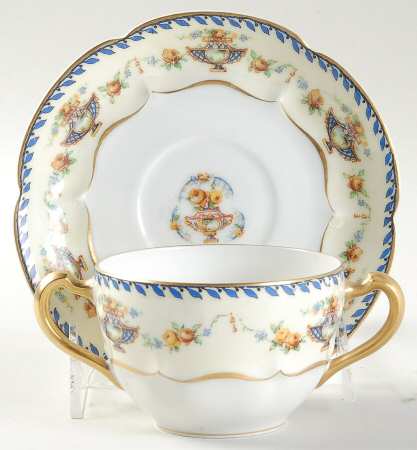 Charm Flat Bouillon Cup & Saucer