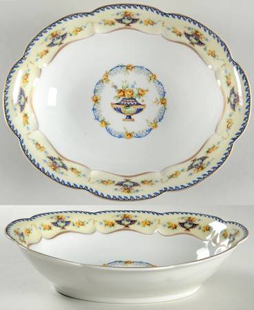 Charm 10" Oval Vegetable Bowl