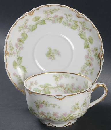 Charonne Flat Cup & Saucer Set by Haviland