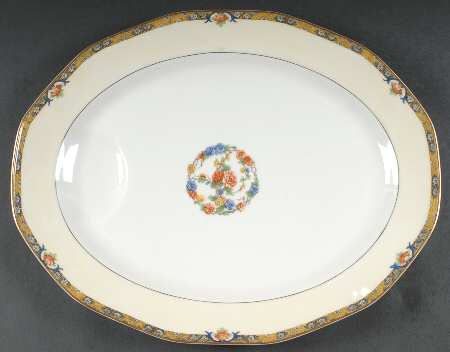 Chenonceaux 16" Oval Serving Platter