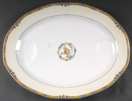 Chenonceaux 18" Oval Serving Platter
