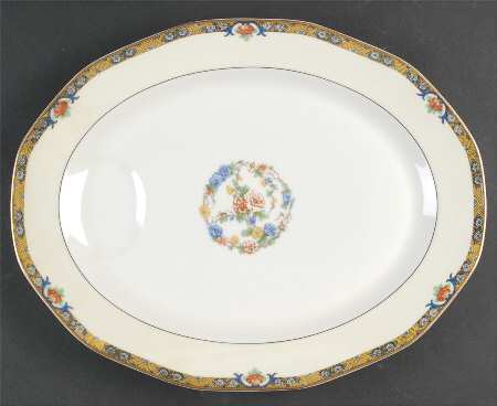 Chenonceaux 13" Oval Serving Platter