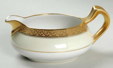 Chevalier (Older, Gold Trim) Creamer