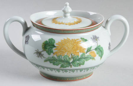 Chrysantheme Sugar Bowl & Lid