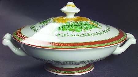 Chrysantheme Round Covered Vegetable