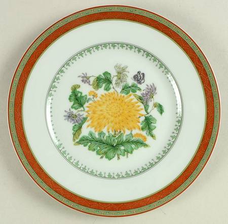 Chrysantheme Salad Plate