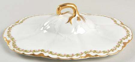 Clover Leaf Lid for Oval Vegetable by Haviland