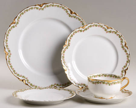 Clover Leaf 5 Piece Place Setting by Haviland
