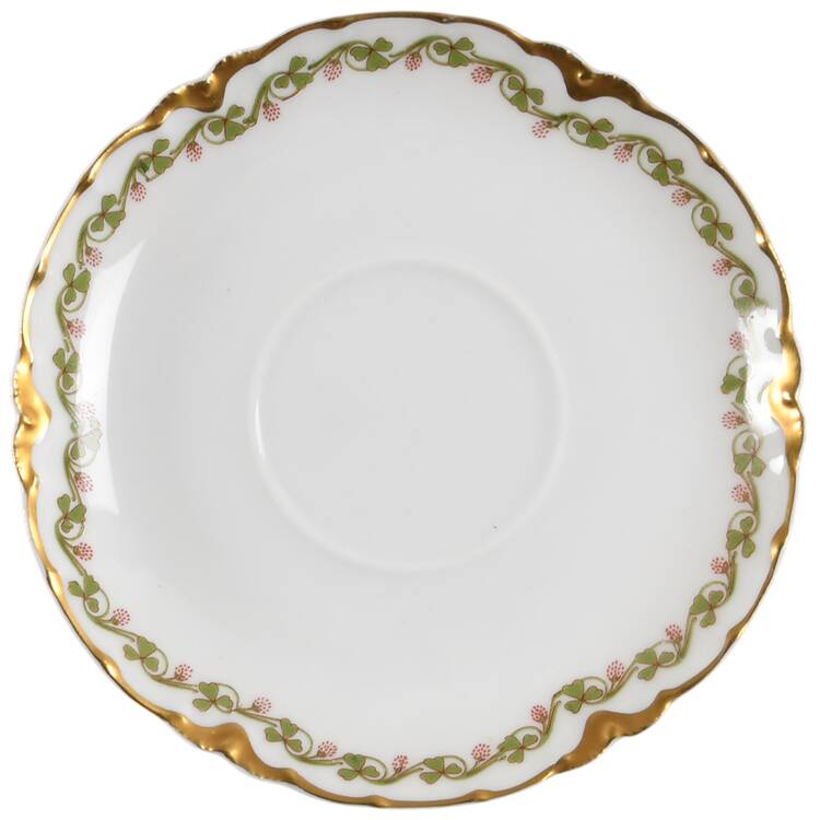 Clover Leaf Saucer for Flat Cup by Haviland