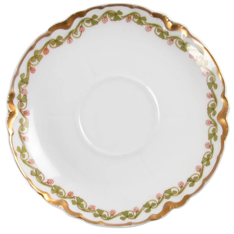 Clover Leaf Saucer for Flat Demitasse Cup by Haviland