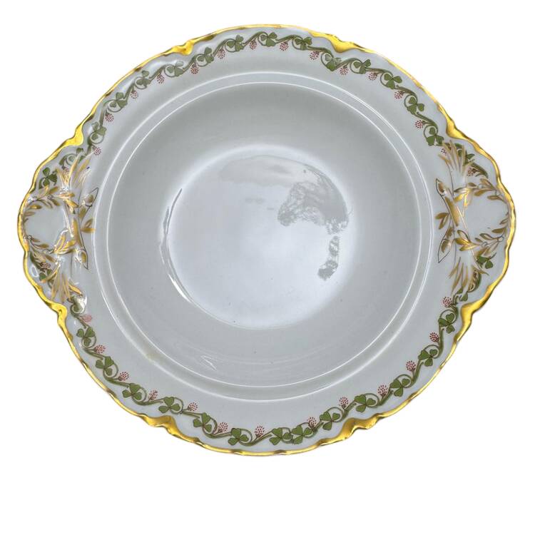 Clover Leaf Lid for Round Butter by Haviland