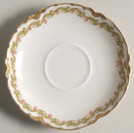 Clover Leaf Saucer for Flat Demitasse Cup