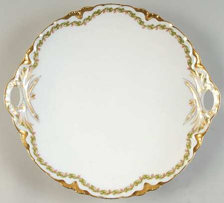 Clover Leaf Handled Cake Plate