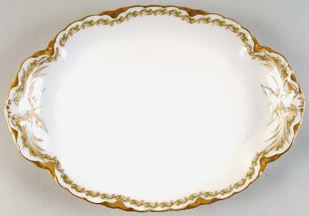 Clover Leaf 11" Oval Serving Platter