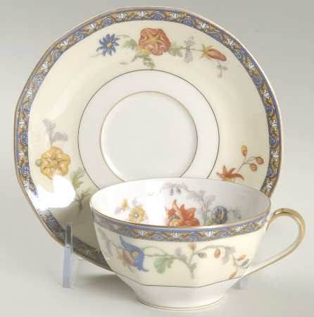 Cluny Flat Cup & Saucer Set