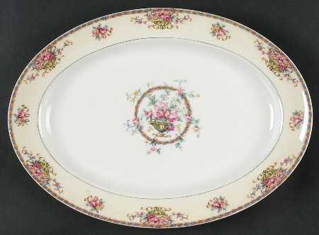 Commodore (No Trim) 11" Oval Serving Platter