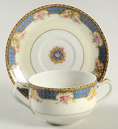 Concord Flat Bouillon Cup & Saucer