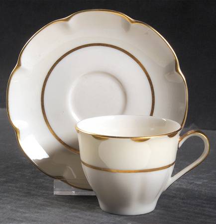 Concorde (New York) Flat Demitasse Cup & Saucer Set