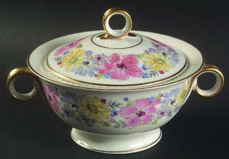 Cornflower Sugar Bowl & Lid