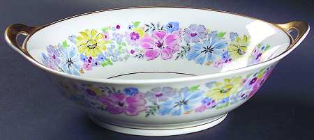 Cornflower 10" Round Vegetable Bowl