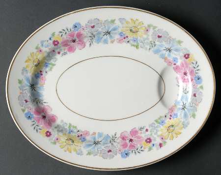Cornflower 11" Oval Serving Platter