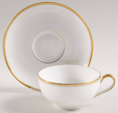 Coronada Flat Cup & Saucer Set by Haviland