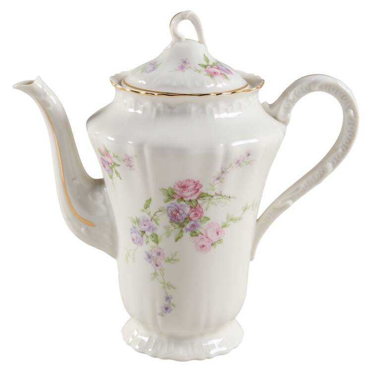 Crinoline Coffee Pot & Lid