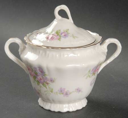 Crinoline Sugar Bowl & Lid