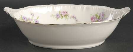 Crinoline 10" Oval Vegetable Bowl