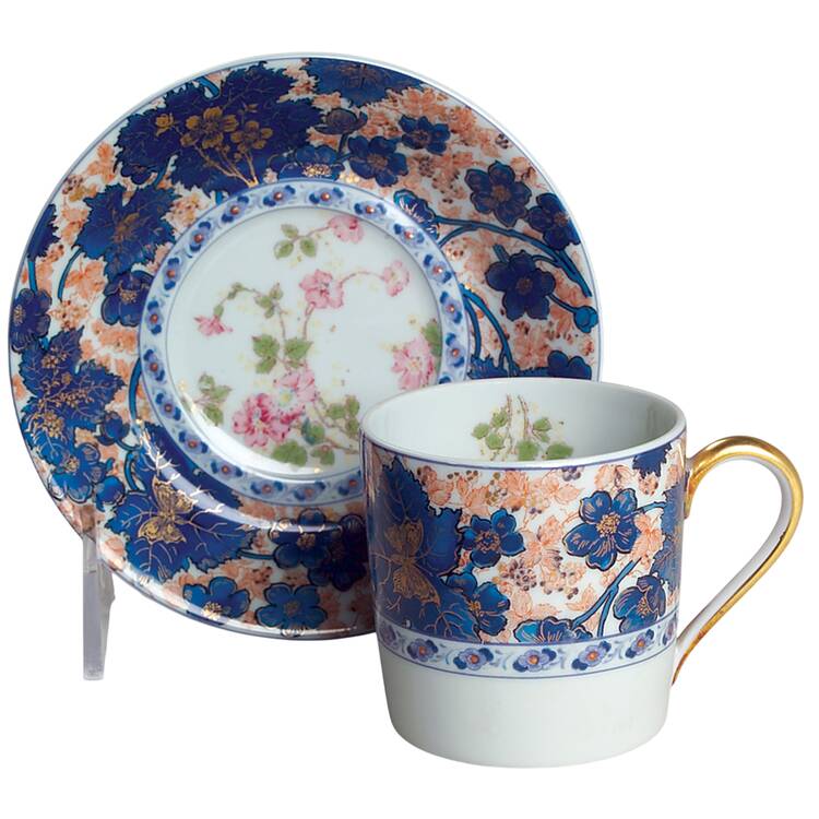 Dammouse Flat Demitasse Cup & Saucer Set