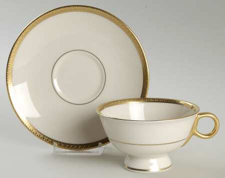 Danville Footed Cup & Saucer Set