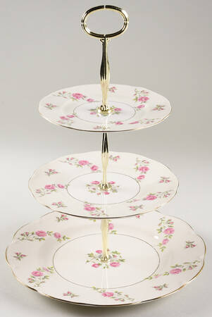 Delaware (New York) 13 7/8"-14 1/4" 3-Tiered Serving Tray(DP,SP,BB) HC