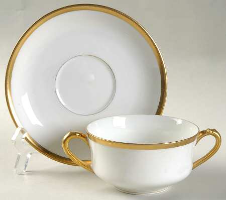Donhoff Flat Bouillon Cup & Saucer