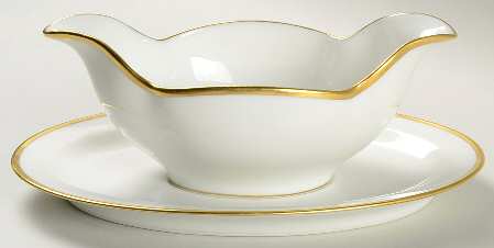 Donhoff Gravy Boat with Attached Underplate